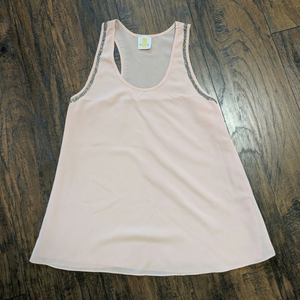 Sheer tank top